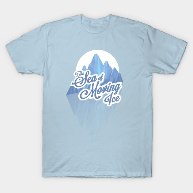 Sea of Moving Ice T-Shirt by MindsparkCreative